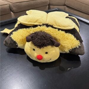 Yellow and Black Bumblebee Plush Pillow Pet
